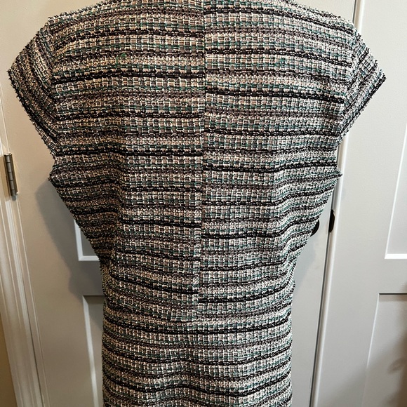 Ann Taylor Black and White Textured Blouse - Picture 2 of 6